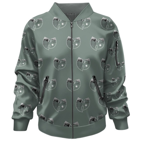 Wu-Tang Clan Iconic Logo Barbed Wire Art Bomber Jacket