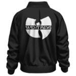 Wu-Tang Clan Typographic Logo Art Black Bomber Jacket