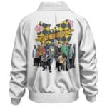 Wu-Tang Forever Cartoon Artwork White Bomber Jacket