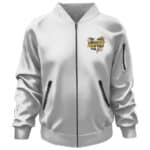 Wu-Tang Forever Cartoon Artwork White Bomber Jacket