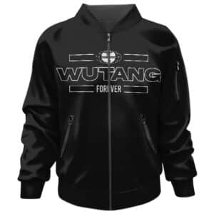 Wu-Tang Forever Logo Artwork Black Bomber Jacket