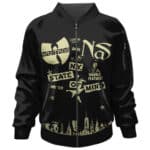 Wu-Tang NY State of Mind Logo Art Black Bomber Jacket