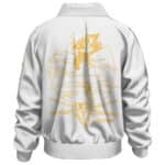 Wu-Tang Shaolin Dragon Line Art Logo White Bomber Jacket