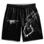 Angel Tupac Amaru Shakur Tribute Art Black Swim Shorts