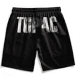 Keep Your Head Up Tupac Shakur Photo Art Swim Trunks