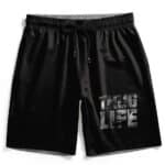 Thug Life Tupac Shakur Signature Typography Art Board Shorts