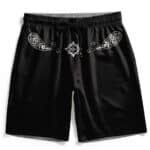 Dope Snoop Dogg Bandana Paisley Logo Black Men's Shorts