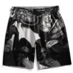 Rap Group Wu-Tang Clan Members Monochrome Art Swim Trunks