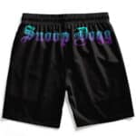 Snoop Dogg 25 Jersey Classic Purple Blue Logo Beach Shorts