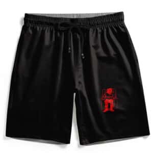 Snoop Dogg Death Row Records Red Silhouette Logo Gym Shorts