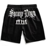 Snoop Dogg Doggystyle What's My Name Logo Black Swim Trunks