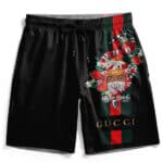 Snoop Dogg Gucci Collab Art Flower Snake Design Gym Shorts