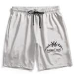 Snoop Dogg Marijuana Leaf Icon White Men's Shorts