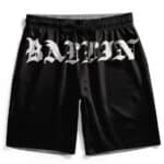 Tupac Makaveli Minimalist Ballin Tattoo Beach Shorts