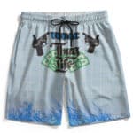 Tupac Thug Life Gang Shot Money Art Dope Swim Shorts