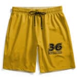 Wu-Tang Clan 36 Chambers Minimalist Logo Yellow Men's Shorts