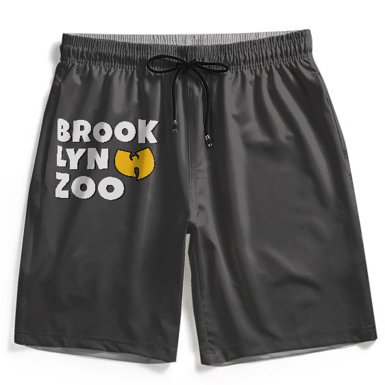 Cool Brooklyn Zoo Wu-Tang Clan Logo Gray Men's Shorts