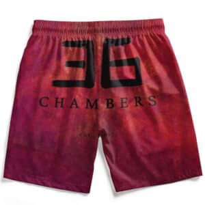 Cool Wu-Tang Clan 36 Chambers Grunge Artwork Red Gym Shorts