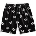 Hip-Hop Group Wu-Tang Clan Iconic Logo Pattern Gym Shorts