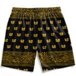 Wu-Tang Clan Bandana Paisley Logo Pattern Epic Swim Trunks