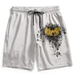 Wu-Tang Clan Killer Bees Swarm Logo White Swim Shorts