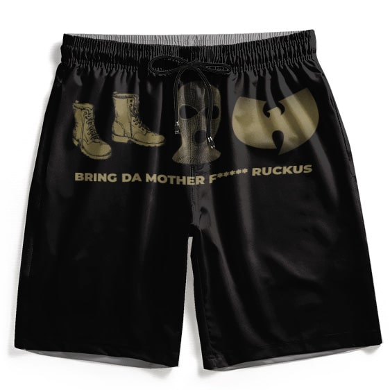 Wu-Tang Clan Song Bring Da Ruckus Balaclava Logo Men's Shorts
