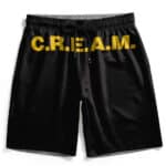 Wu-Tang Clan Song C.R.E.A.M. Logo Art Black Men's Shorts