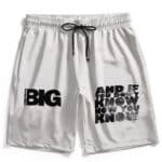 Biggie Smalls Now You Know Juicy Lyrics Art Swim Shorts