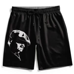 Christopher Wallace Notorious B.I.G. Silhouette Art Board Shorts