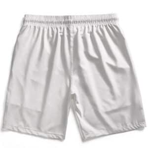 Cool Public Enemy Don't Believe The Hype White Beach Shorts