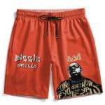 Crowned King Biggie Smalls Now You Know Art Orange Swim Shorts