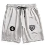 Defend Brooklyn Public Enemy Artwork White Beach Shorts