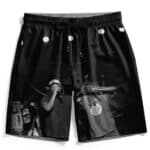 Dope Public Enemy Performing Monochrome Art Board Shorts