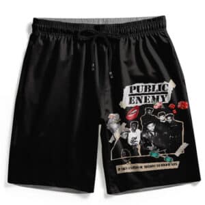 It Takes A Nations Of Millions Public Enemy Art Gym Shorts