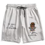 It Was All A Dream Biggie Smalls Cartoon Art Gym Shorts
