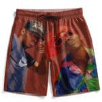 Public Enemy Chuck D & Flavor Flav Photo Art Gym Shorts