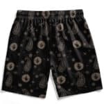 Public Enemy Target Logo Paisley Bandana Pattern Badass Gym Shorts