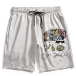 Rapper Biggie Smalls Iconic Items Cartoon Art Men's Shorts