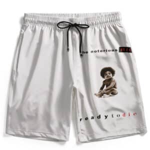 The Notorious B.I.G. Ready To Die Album Cover White Men's Shorts