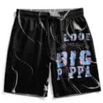 When You Call Me Big Poppa Biggie Smalls Swirl Art Board Shorts