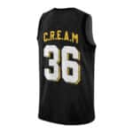 Hip-Hop Group Wu-Tang Clan C.R.E.A.M. Logo Art Bball Jersey