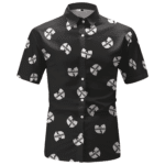 Hip-Hop Group Wu-Tang Clan Logo Pattern Black Hawaiian Shirt
