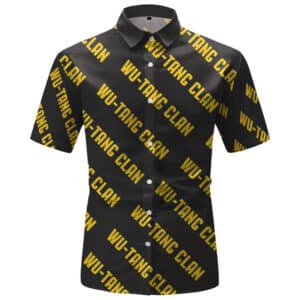 Hip-Hop Group Wu-Tang Clan Name Typography Pattern Hawaiian Shirt