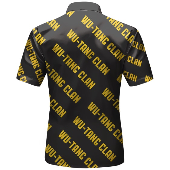 Hip-Hop Group Wu-Tang Clan Name Typography Pattern Hawaiian Shirt