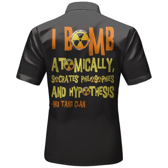 I Bomb Atomically Wu-Tang Clan Typography Art Hawaiian Shirt