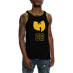 Rap Group Wu-Tang Clan 36 Logo Black NBA Jersey
