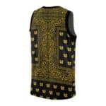 Rap Group Wu-Tang Clan Bandana Paisley Logo Pattern Bball Jersey