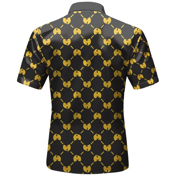Rap Group Wu-Tang Clan Logo Pattern Black Hawaiian Shirt