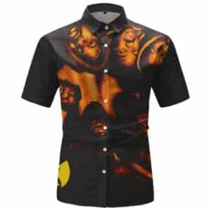 Rap Group Wu-Tang Clan Members Classic Art Button-Up Shirt