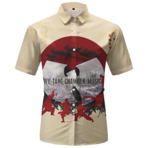 Wu-Tang Chamber Music Shaolin Silhouette Art Button-Up Shirt